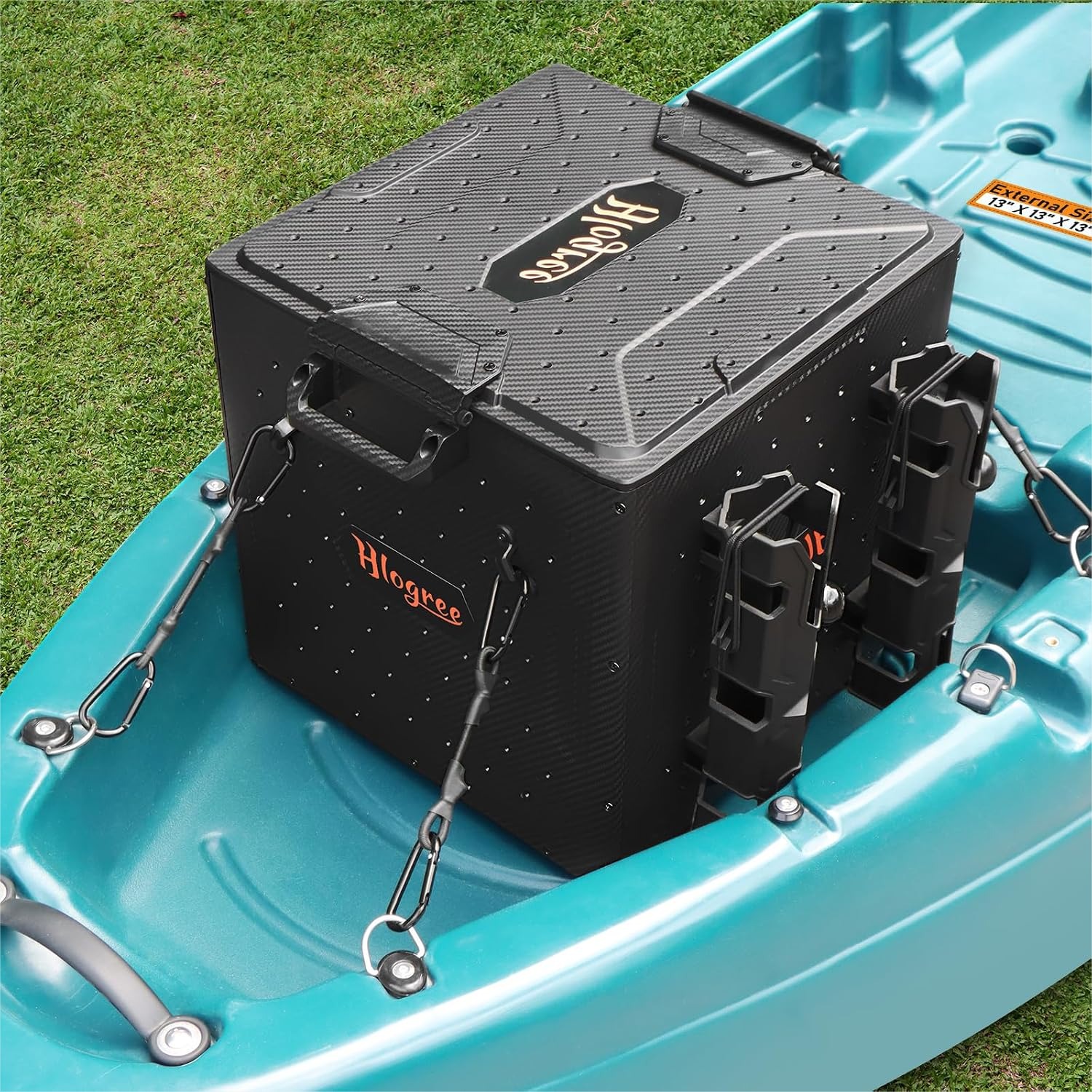 Fishing Kayak Crate - Compact Kayak Fishing Crate with 4