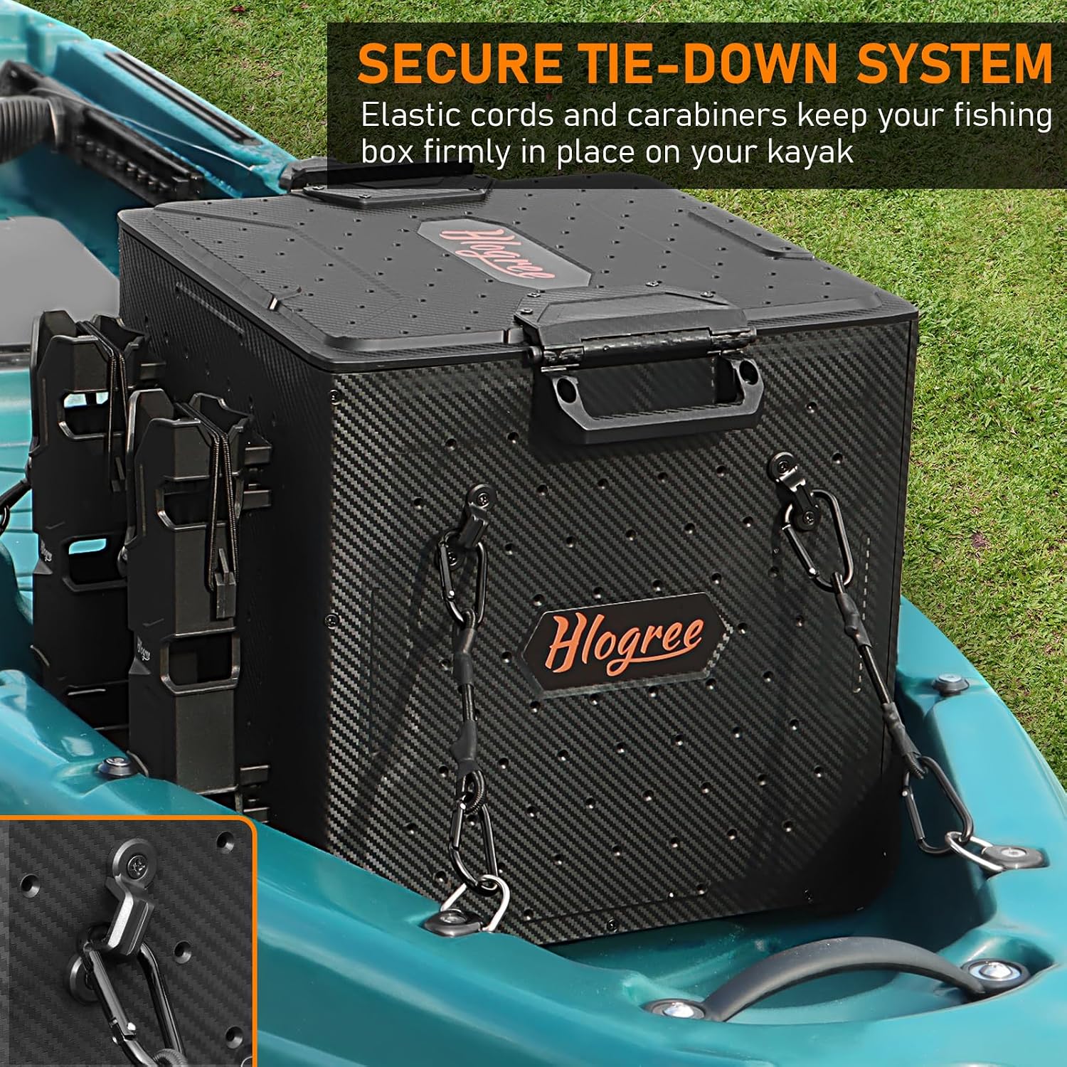 Compact Kayak Fishing Crate wi - Fishing Kayak Crate avaliação e preço