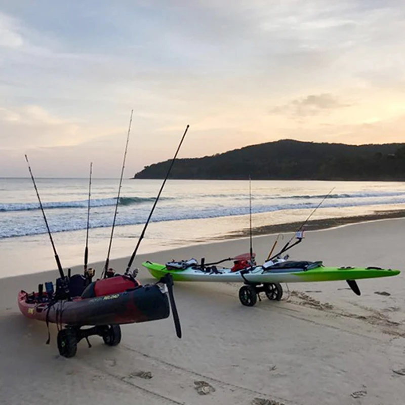 2-Wheel Canoe Boat Carrier Car - Fishing Kayak Cart avaliação e preço