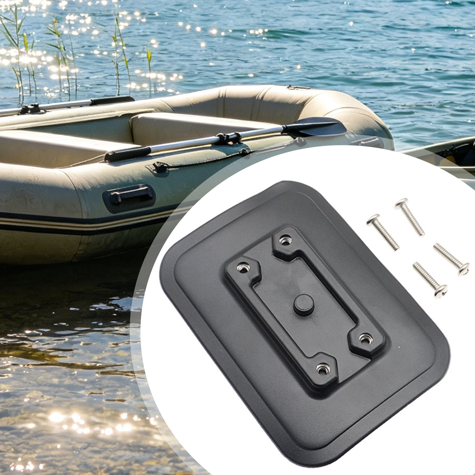 PVC Fish Finder Mount Fix Corr - Fishing Kayak Fish Finder Mount avaliação e preço