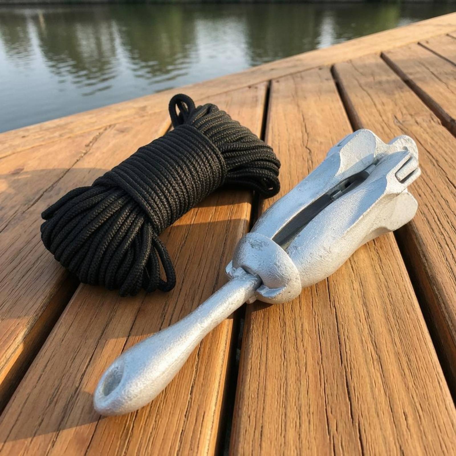 1.5 Kg Boat Anchor Rope Set Sp - Fishing Kayak Anchor avaliação e preço