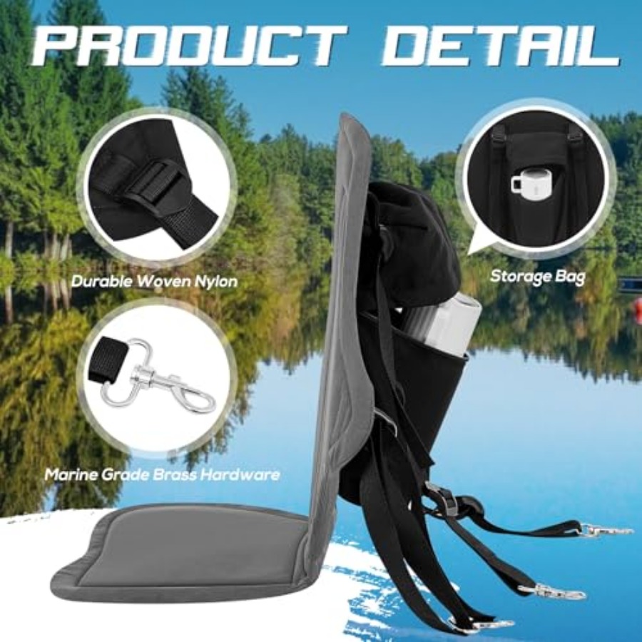 Pack Padded Kayak Seat Fishing - Fishing Kayak Storage Bag avaliação e preço