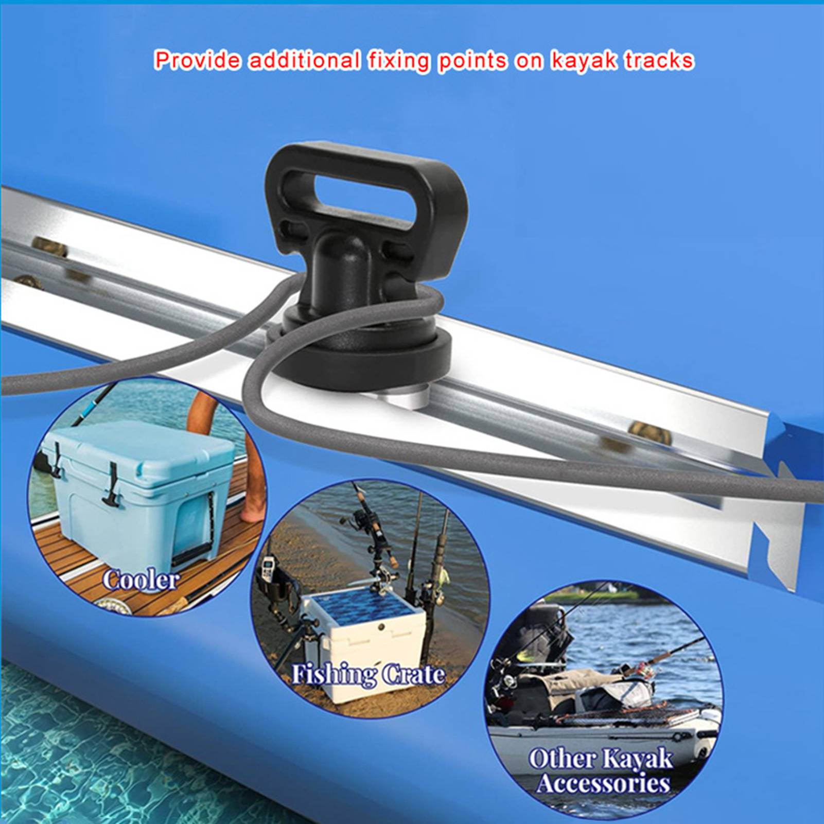 4pcs Kayak Track Mount Vertica - Fishing Kayak Crate avaliação e preço