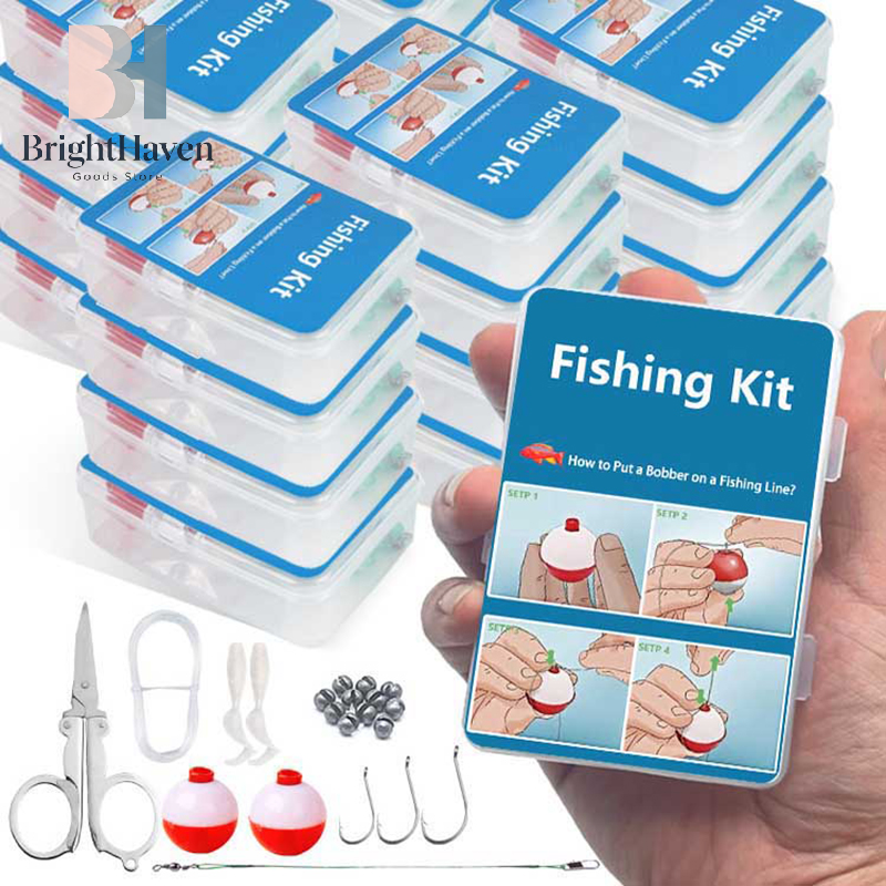 24Pcs/Set Emergency Fishing Ki - Fishing Kayak Crate avaliação e preço