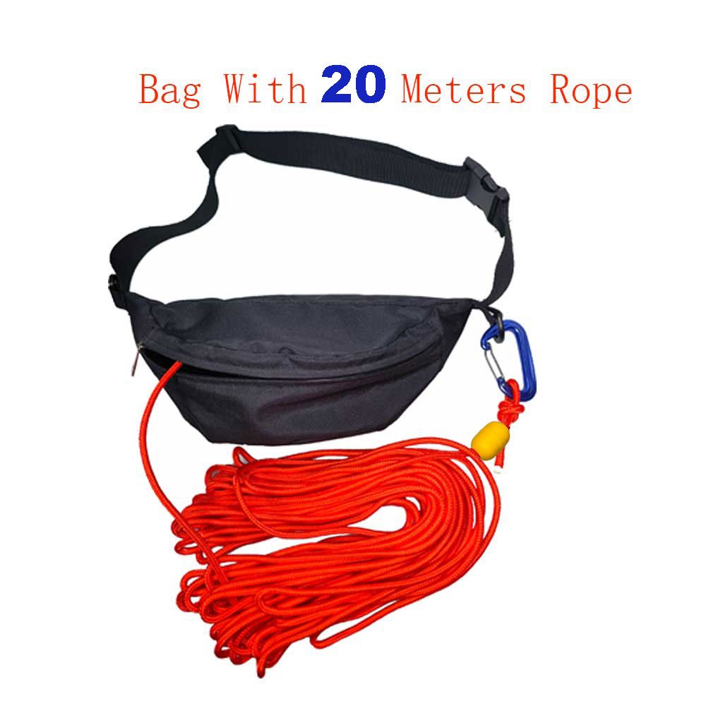 Kayak Rescue Waist Throw Rope  - Fishing Kayak Crate avaliação e preço