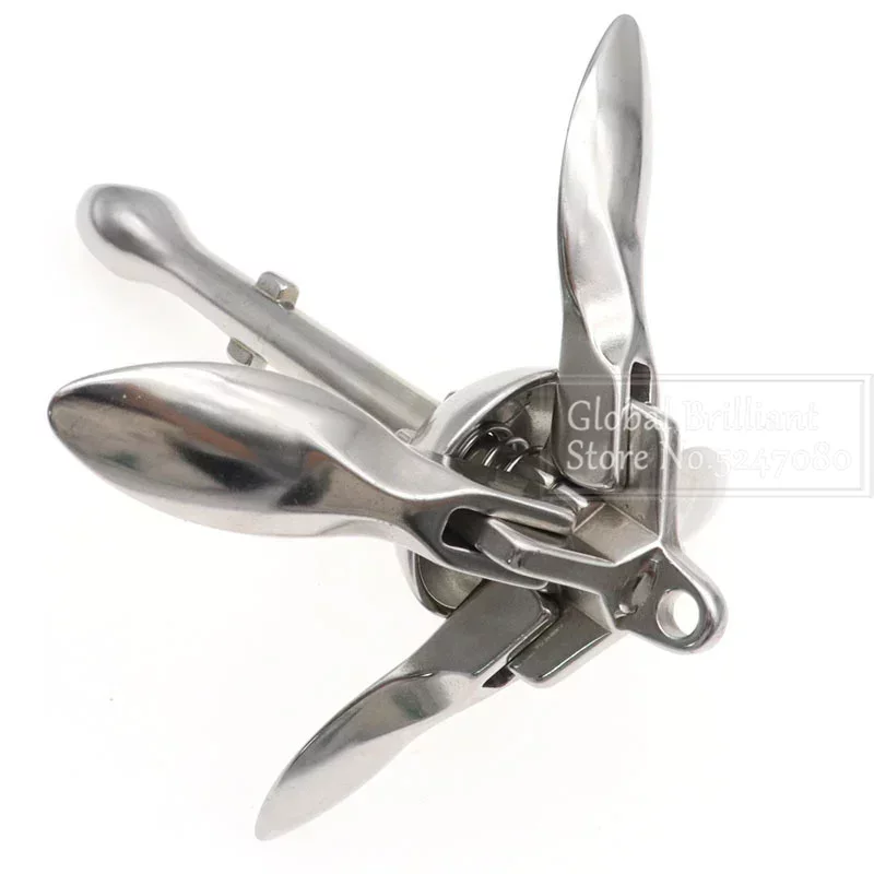 3.2KG/4KG Boat Stainless Steel - Fishing Kayak Anchor avaliação e preço