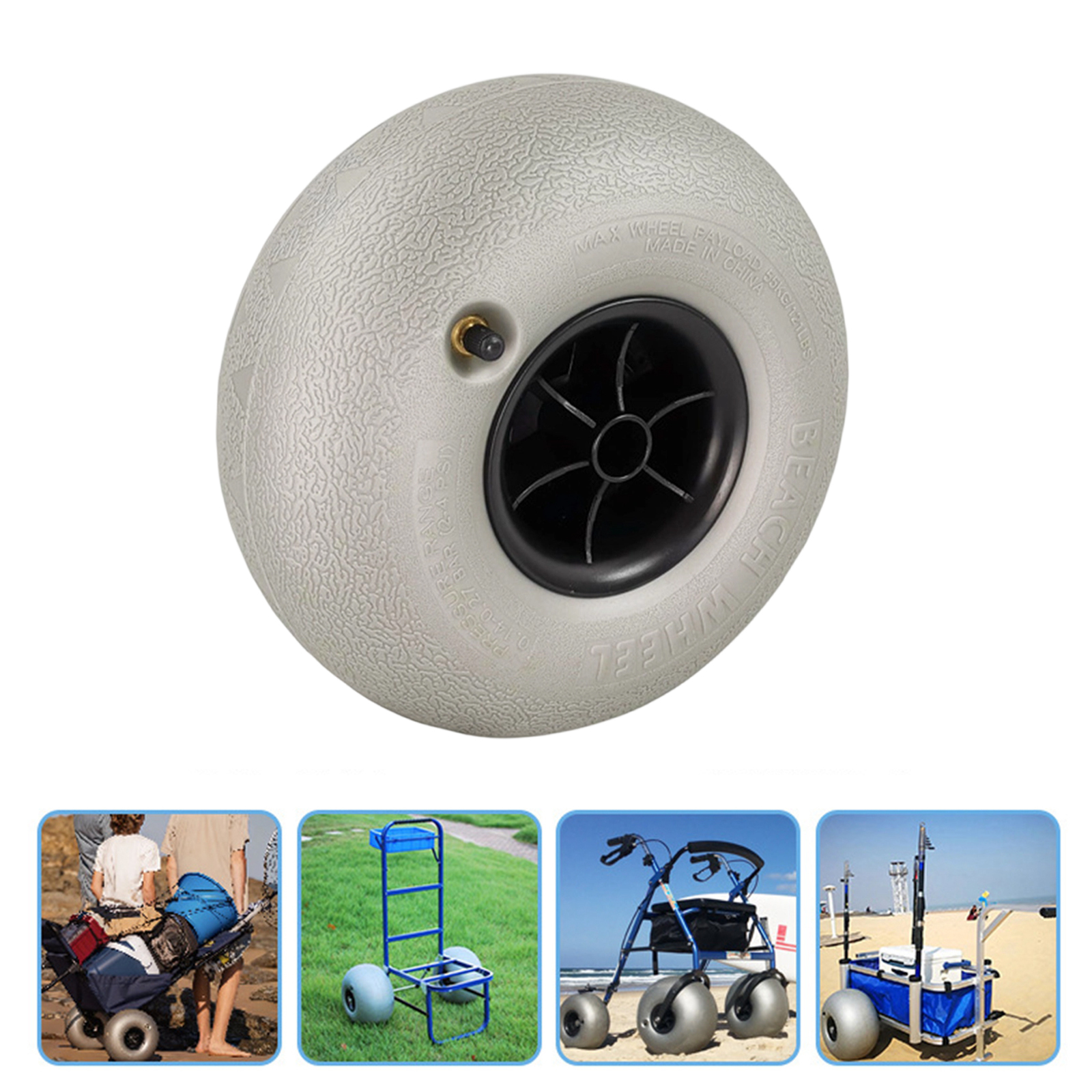 10In Balloon Wheels Profession - Fishing Kayak Cart avaliação e preço