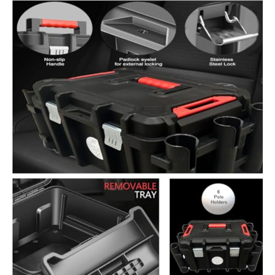 Kayak Fishing Crate - 6 Integr - Fishing Kayak Crate avaliação e preço