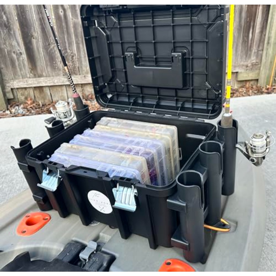 Kayak Fishing Crate - 6 Integr - Fishing Kayak Crate avaliação e preço