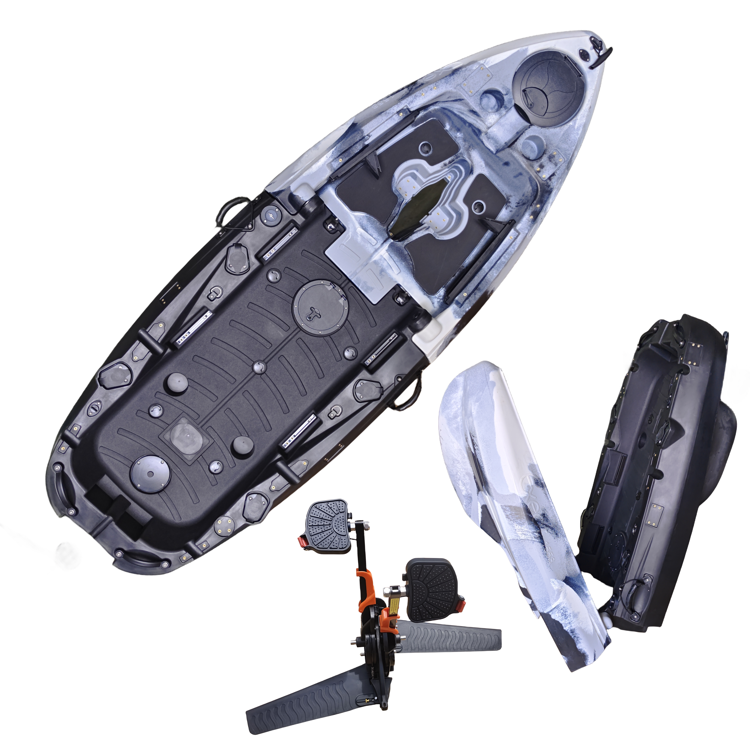 Plastic Kayak Pedal Kayak Fish - Fishing Kayak Seat avaliação e preço