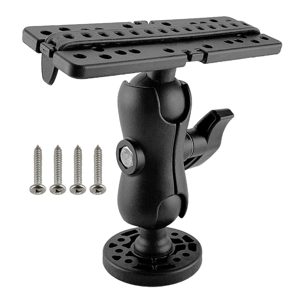 1Set 360 Degree Rotating Kayak - Fishing Kayak Fish Finder Mount avaliação e preço