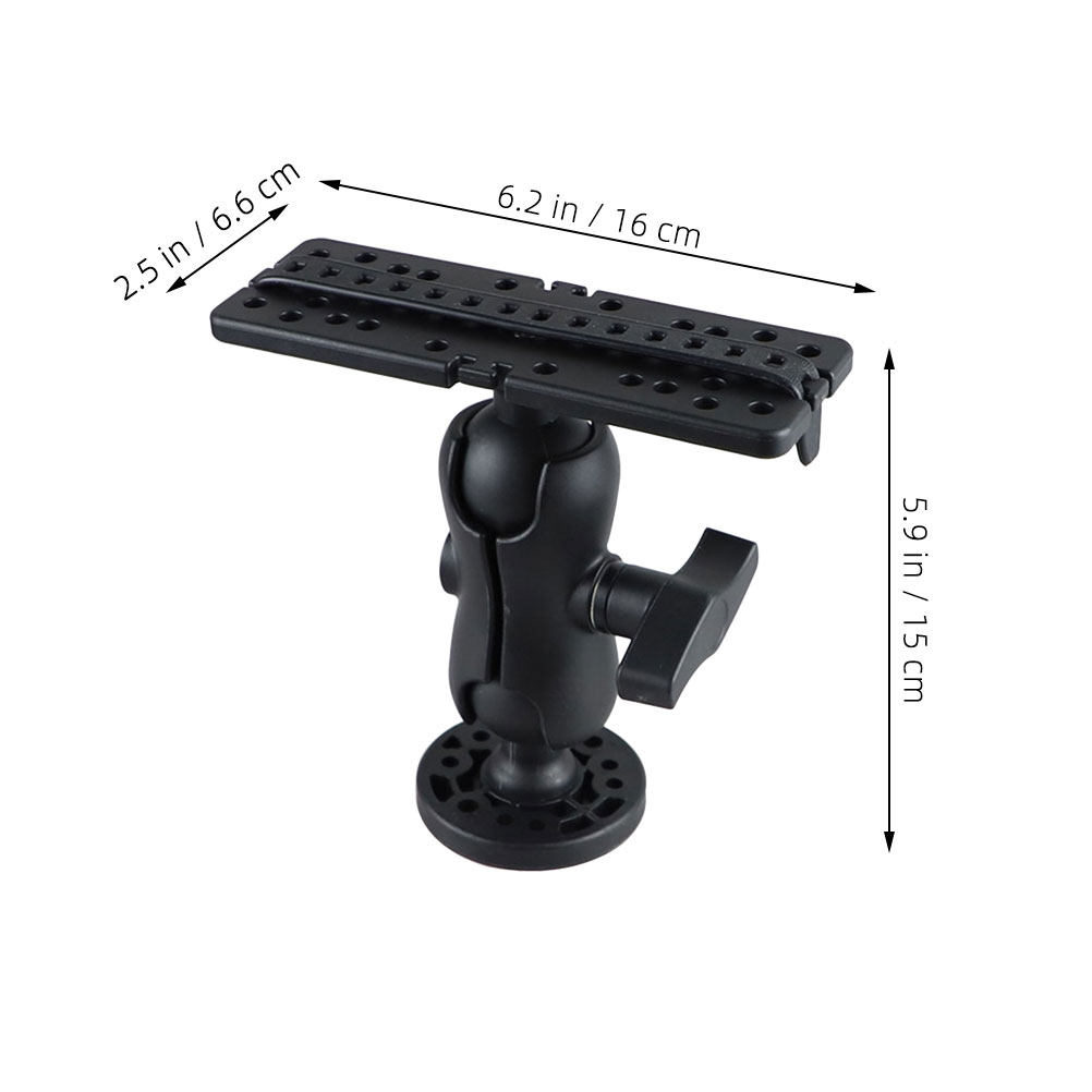 1Set 360 Degree Rotating Kayak - Fishing Kayak Fish Finder Mount avaliação e preço