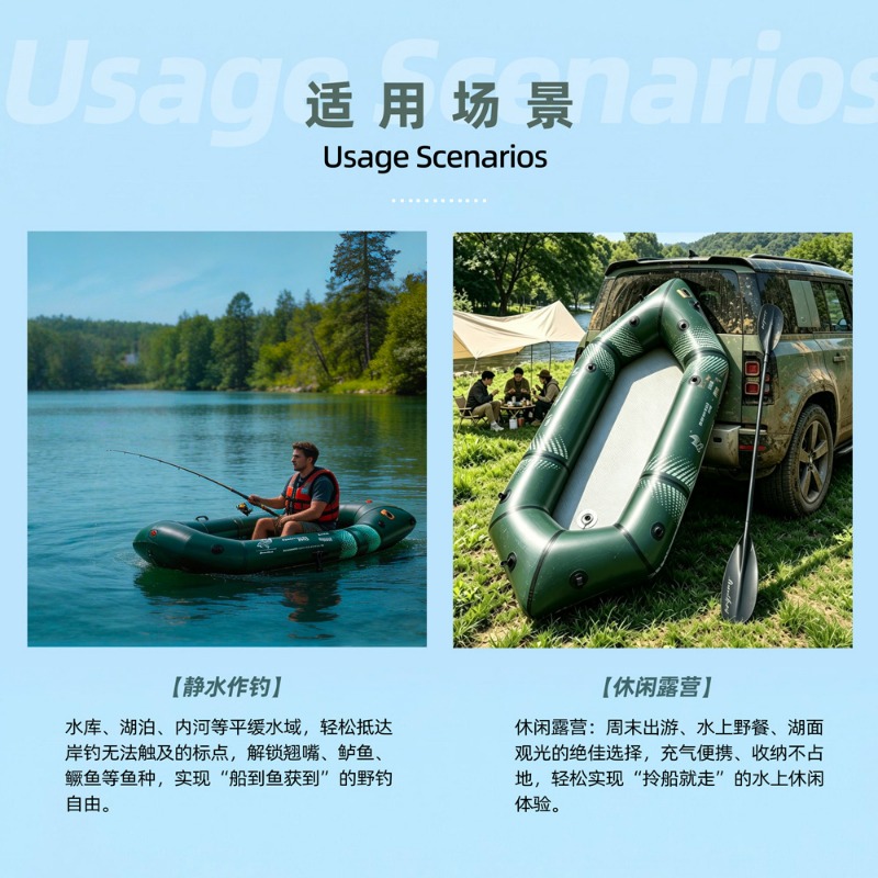 BLFst Fly Fishing Boat TPU Bac - Fishing Kayak Inflatable avaliação e preço