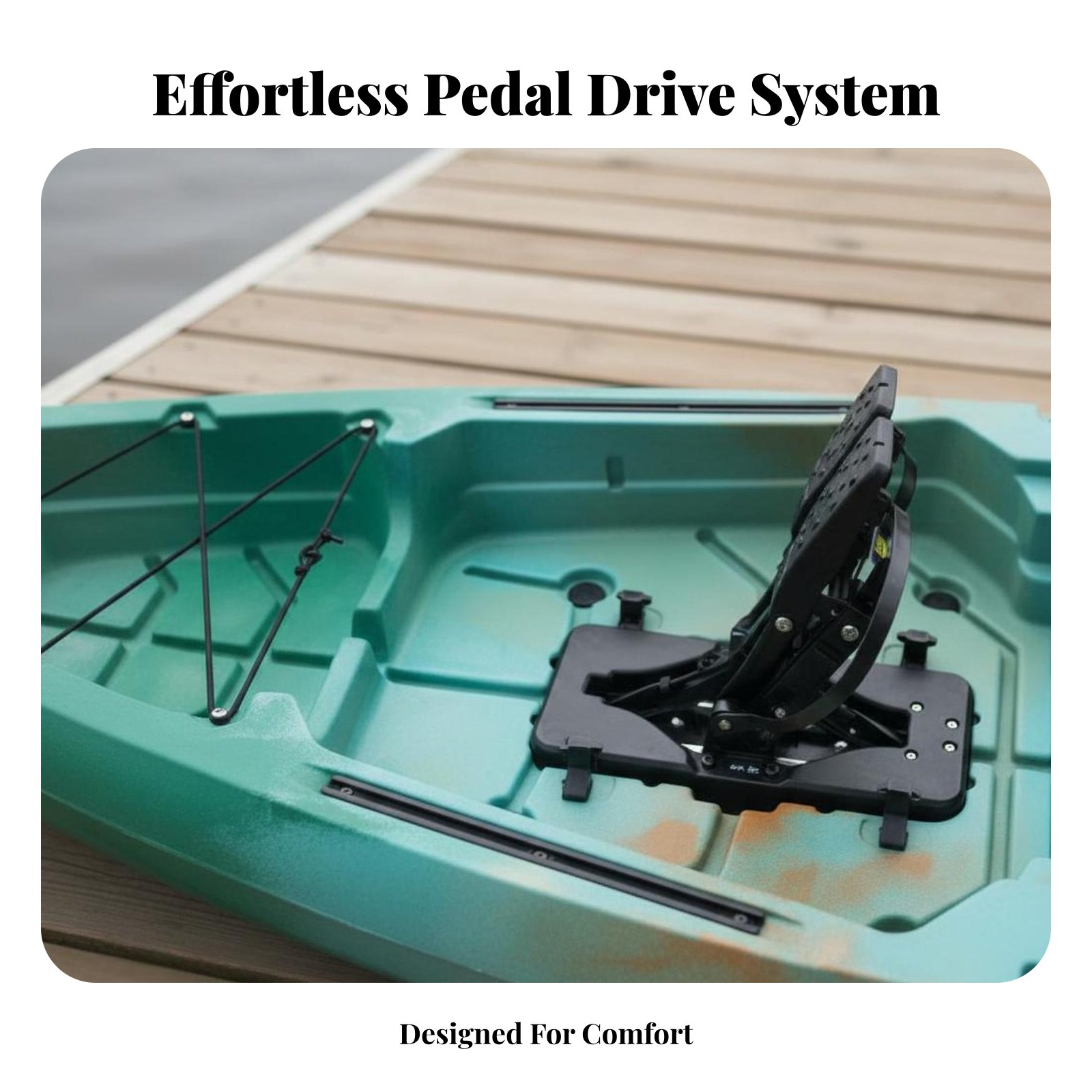 Pedal Drive Fishing Boat Folda - Fishing Kayak Inflatable avaliação e preço