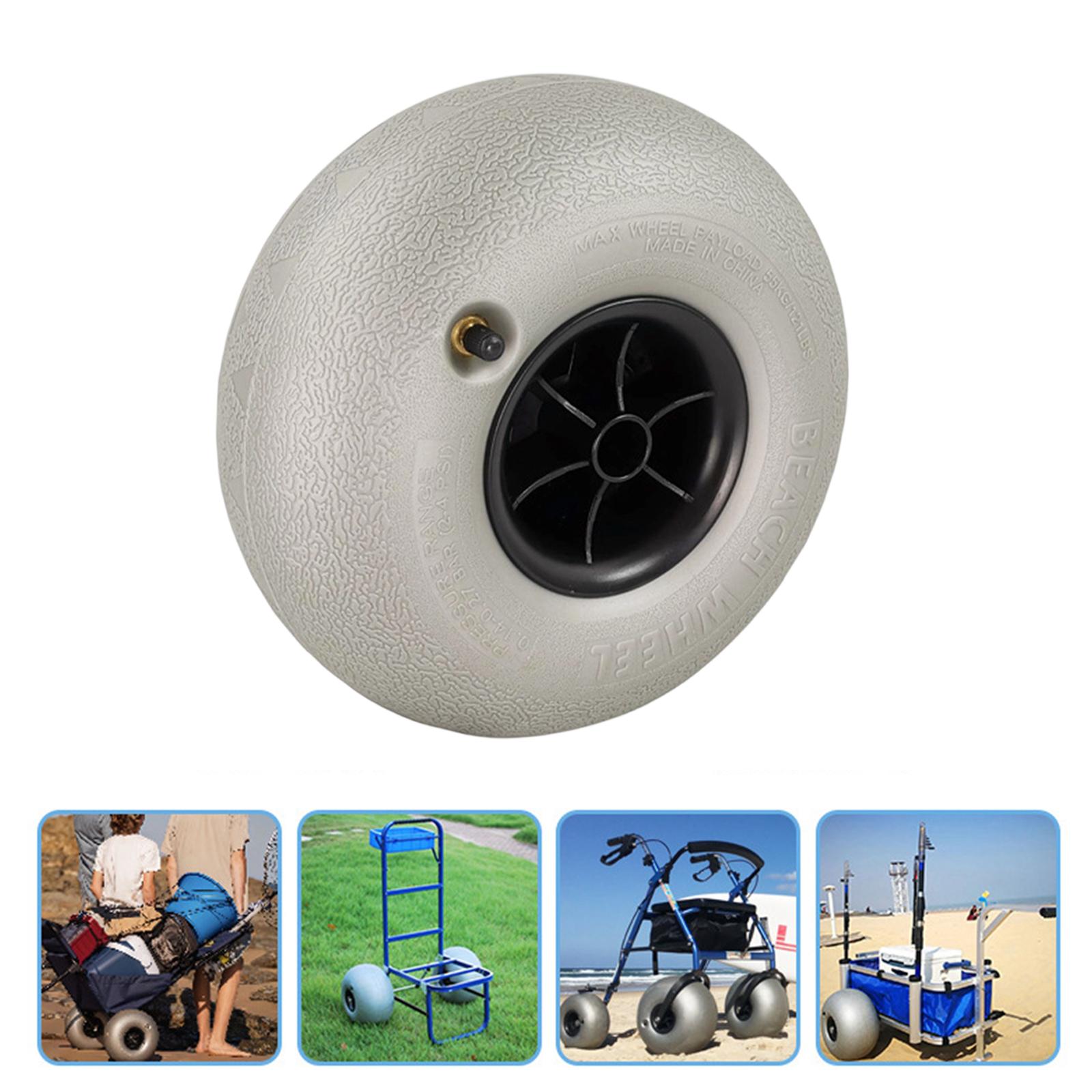Sturdy PVC Balloon Wheels for  - Fishing Kayak Cart avaliação e preço