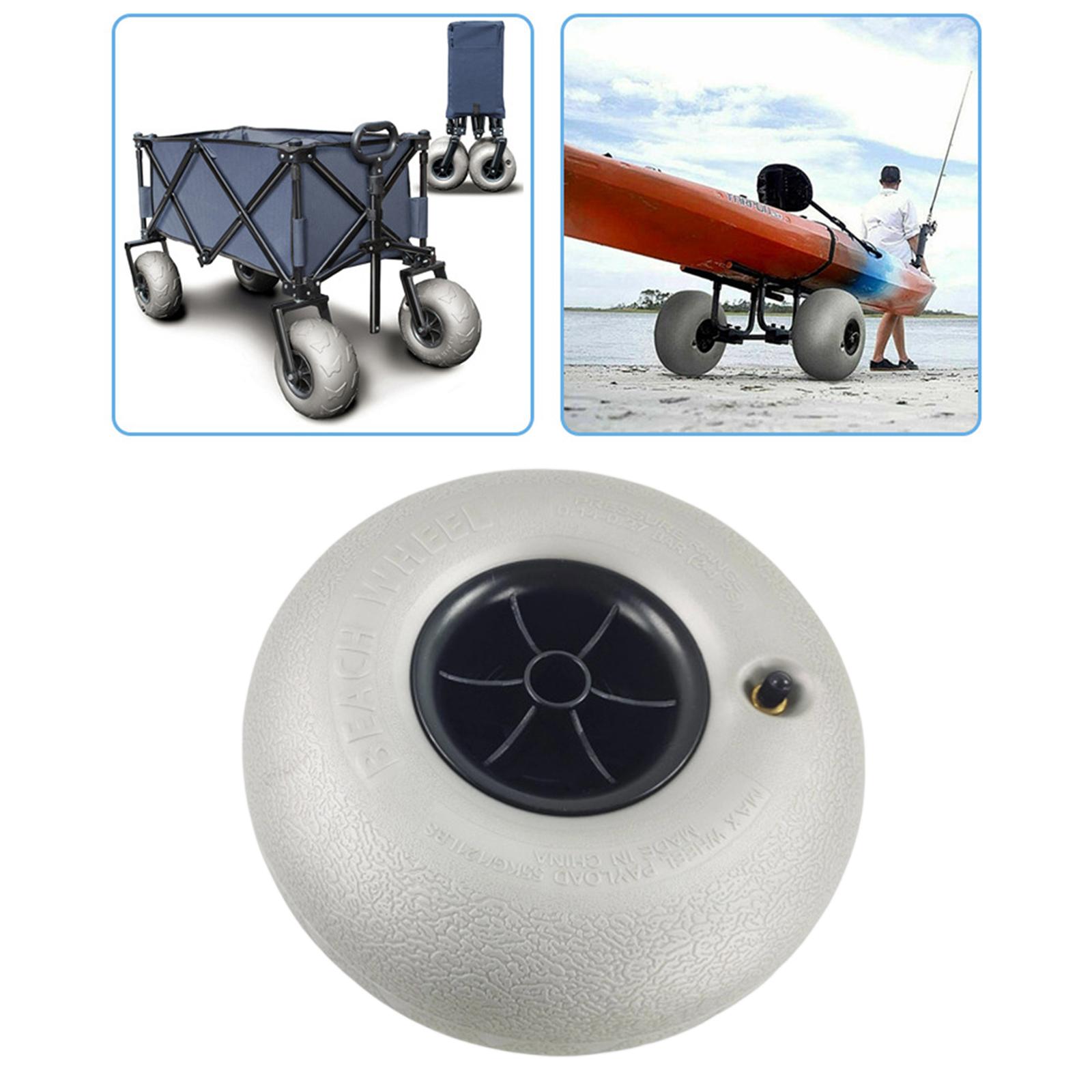 Sturdy PVC Balloon Wheels for  - Fishing Kayak Cart avaliação e preço