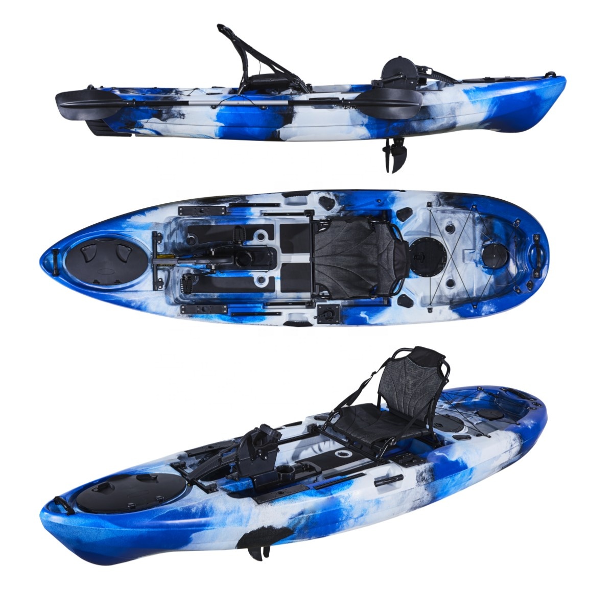 10FT Classic Pedal Fishing Kay - Fishing Kayak Pedal Drive avaliação e preço