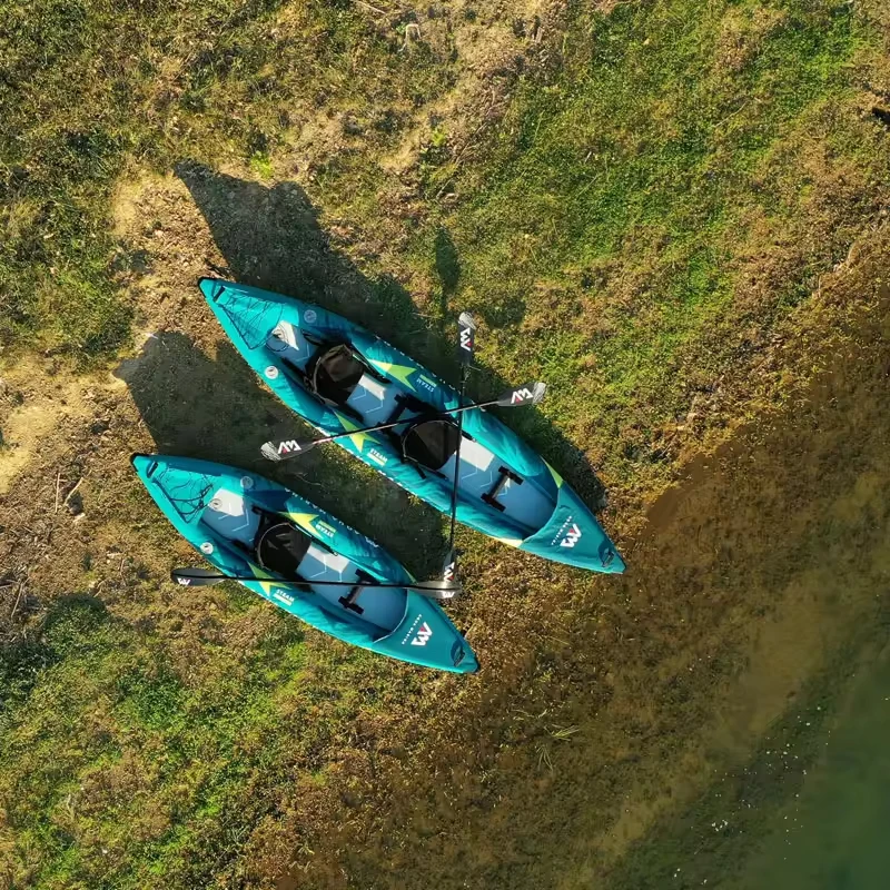Canoe Kayak Inflatable Boat 1- - Fishing Kayak Paddle avaliação e preço