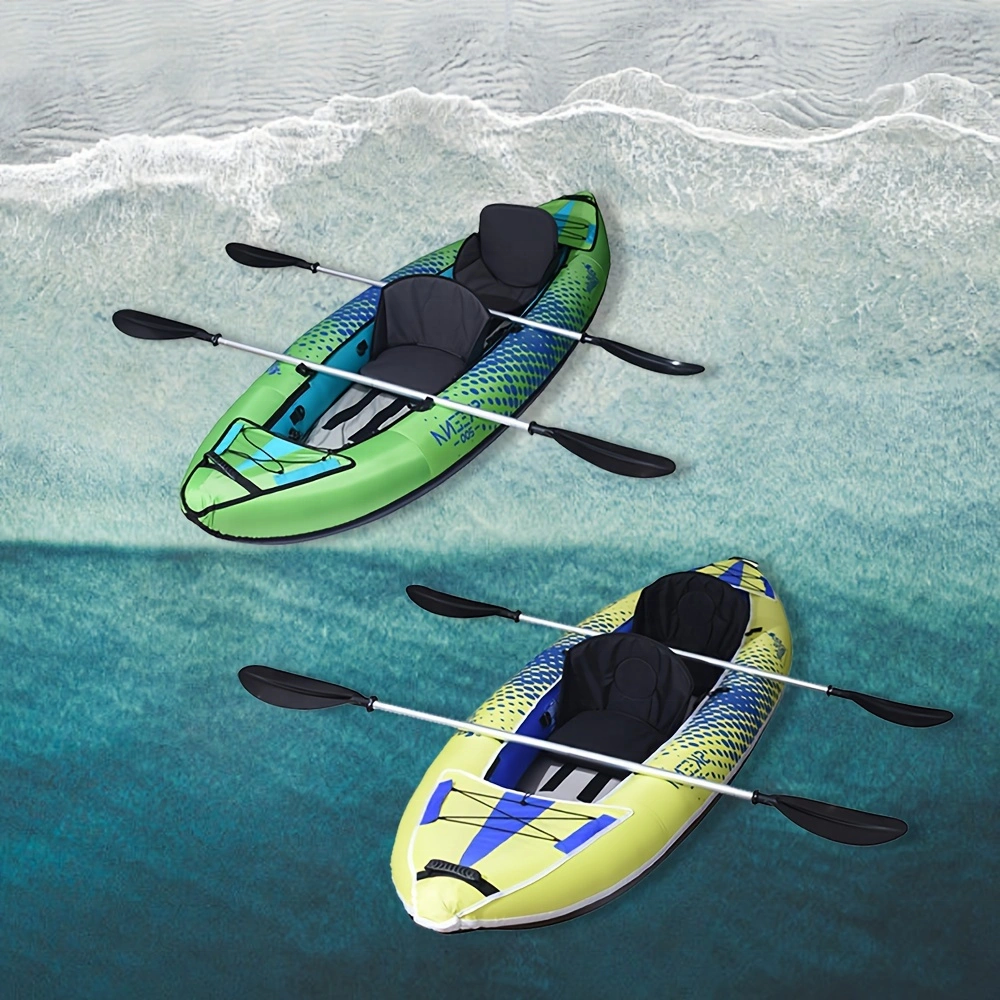 Adult Inflatable Fishing Canoe - Fishing Kayak Paddle avaliação e preço
