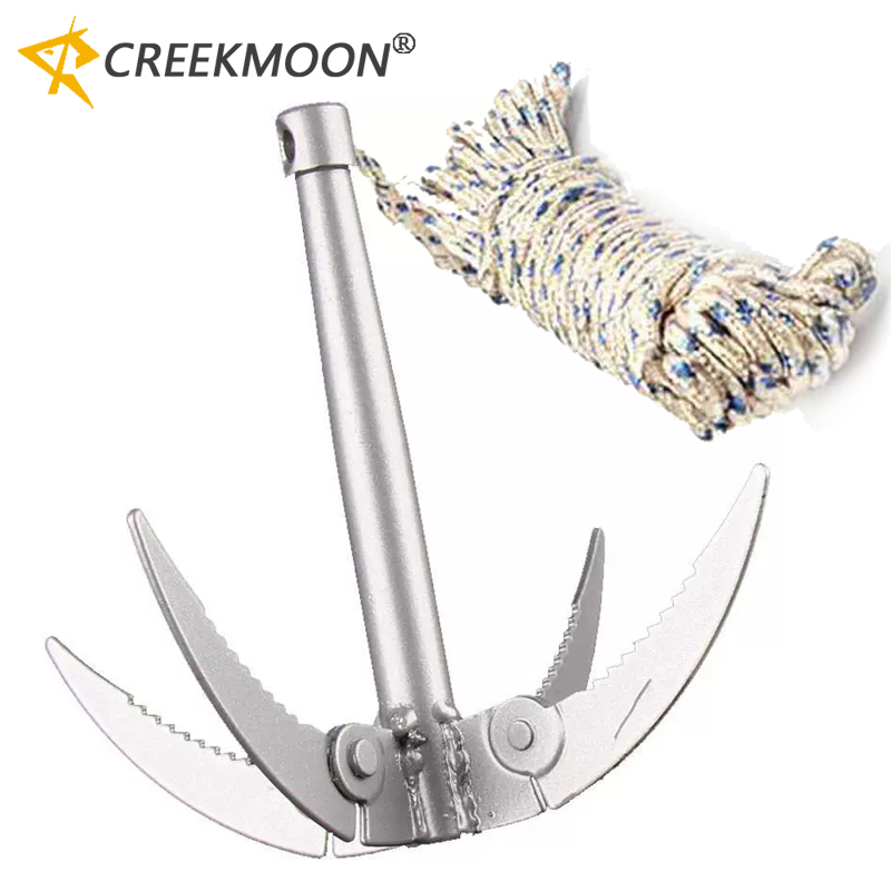 4 Claw Anchor Sickle Foldable  - Fishing Kayak Anchor avaliação e preço