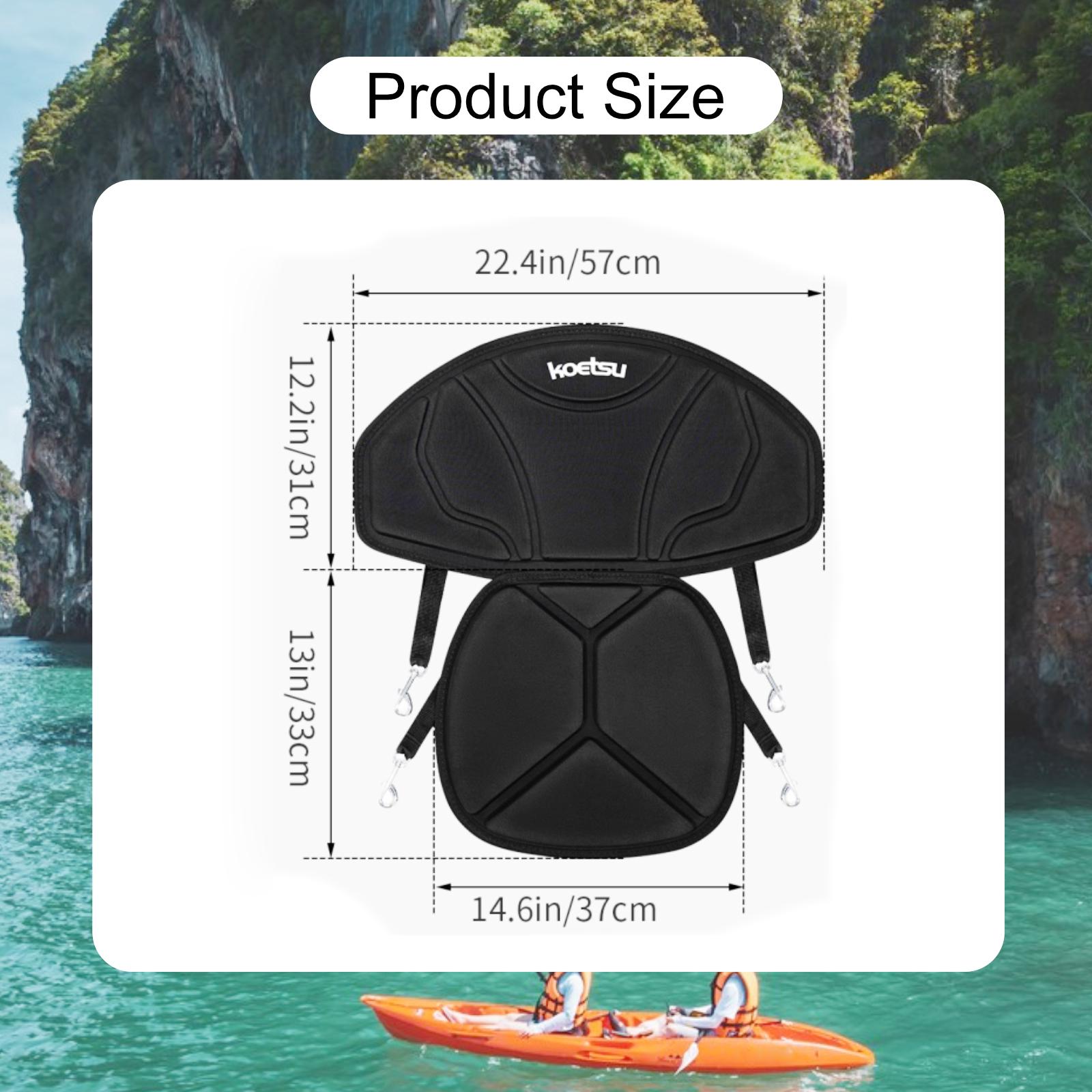Kayak Seat Cushion Backrest Su - Fishing Kayak Sit In avaliação e preço