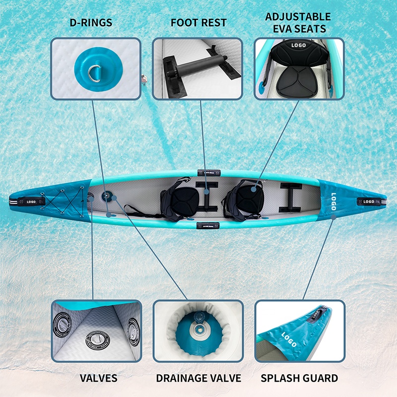 Drop Stitch Kayak Inflatable C - Fishing Kayak Sit In avaliação e preço
