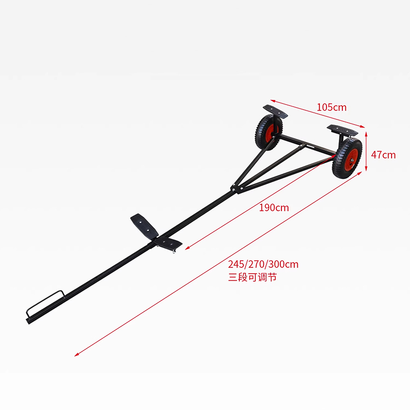 Marine Trailer Carbon Steel Ka - Fishing Kayak Cart avaliação e preço