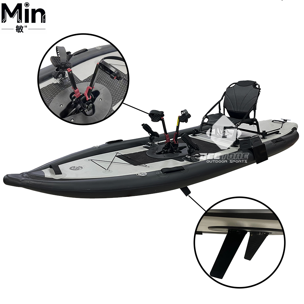1000D PVC Inflatable Pedal Dri - Fishing Kayak Pedal Drive avaliação e preço