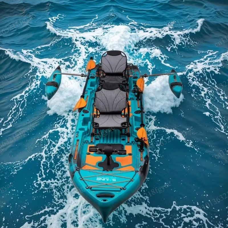 2 Person 3 Modular Waterproof  - Fishing Kayak Paddle avaliação e preço