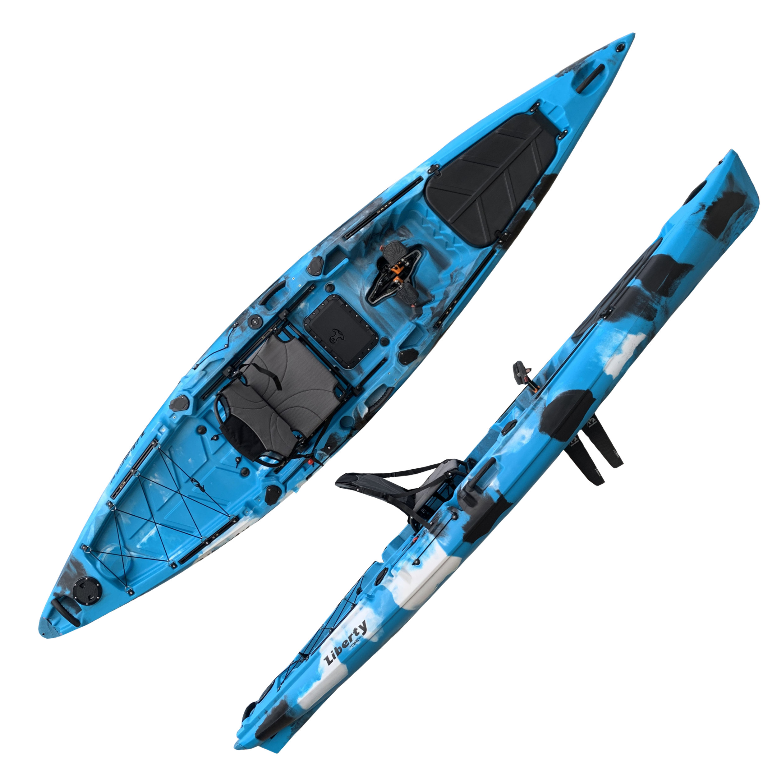 Zero Kayak New 4.15m One Perso - Fishing Kayak Pedal Drive avaliação e preço