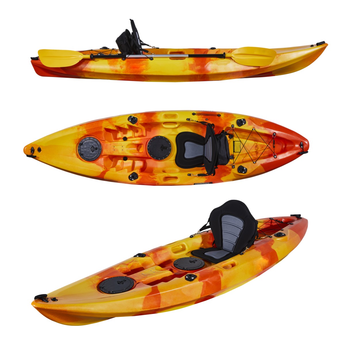 Made In China Single Person Fi - Fishing Kayak Sit On Top avaliação e preço