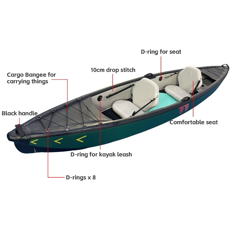 New Design 4.2m Portable Infla - Fishing Kayak Inflatable avaliação e preço