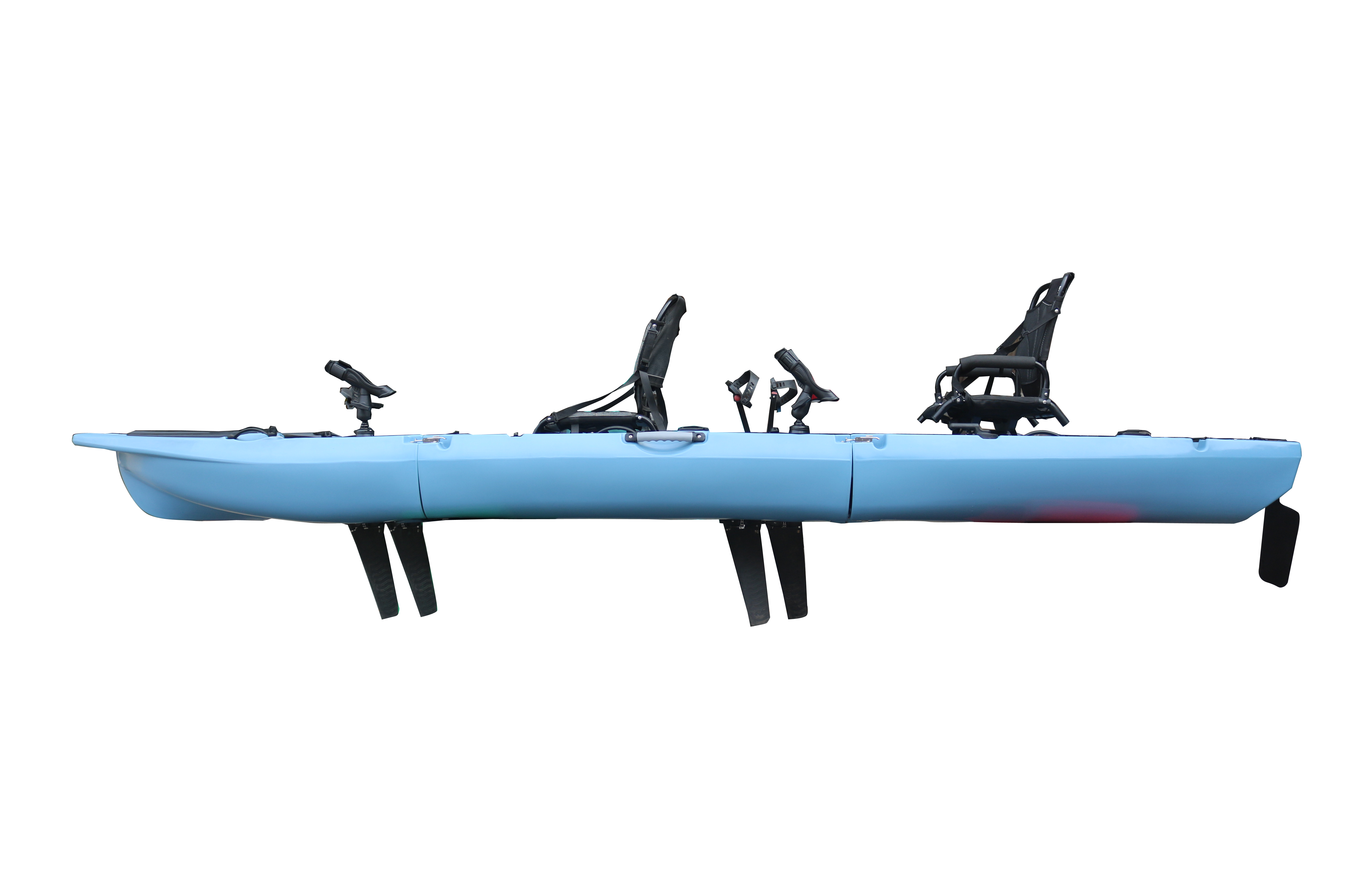 14FT 2 Person Detachable  Peda - Fishing Kayak Sit On Top avaliação e preço