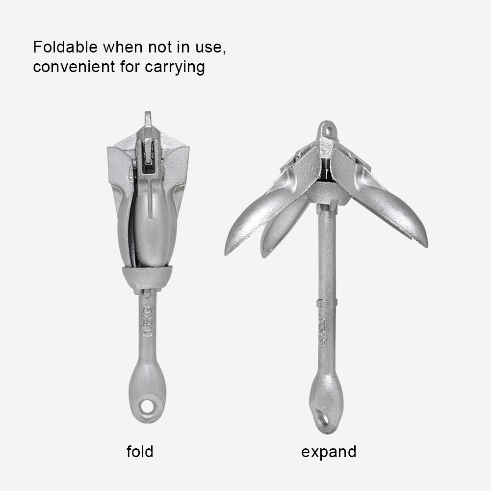 0.7KG 1.5KG Grapnel Anchor wit - Fishing Kayak Anchor avaliação e preço