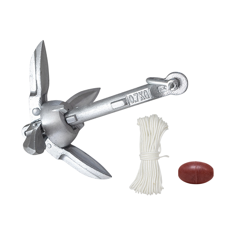 0.7KG 1.5KG Grapnel Anchor wit - Fishing Kayak Anchor avaliação e preço