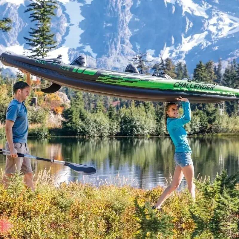 1/2 Person Kayaker Inflatable  - Fishing Kayak Inflatable avaliação e preço