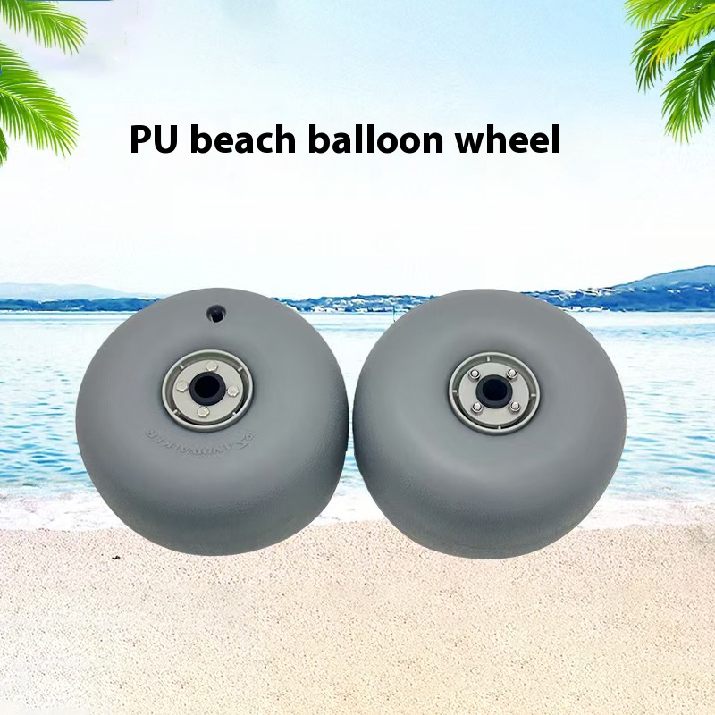 9-inch inflatable PU balloon w - Fishing Kayak Cart avaliação e preço