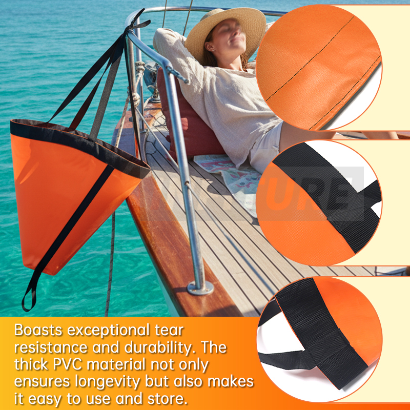 18-53'' Sea Drogue Anchor Floa - Fishing Kayak Anchor avaliação e preço