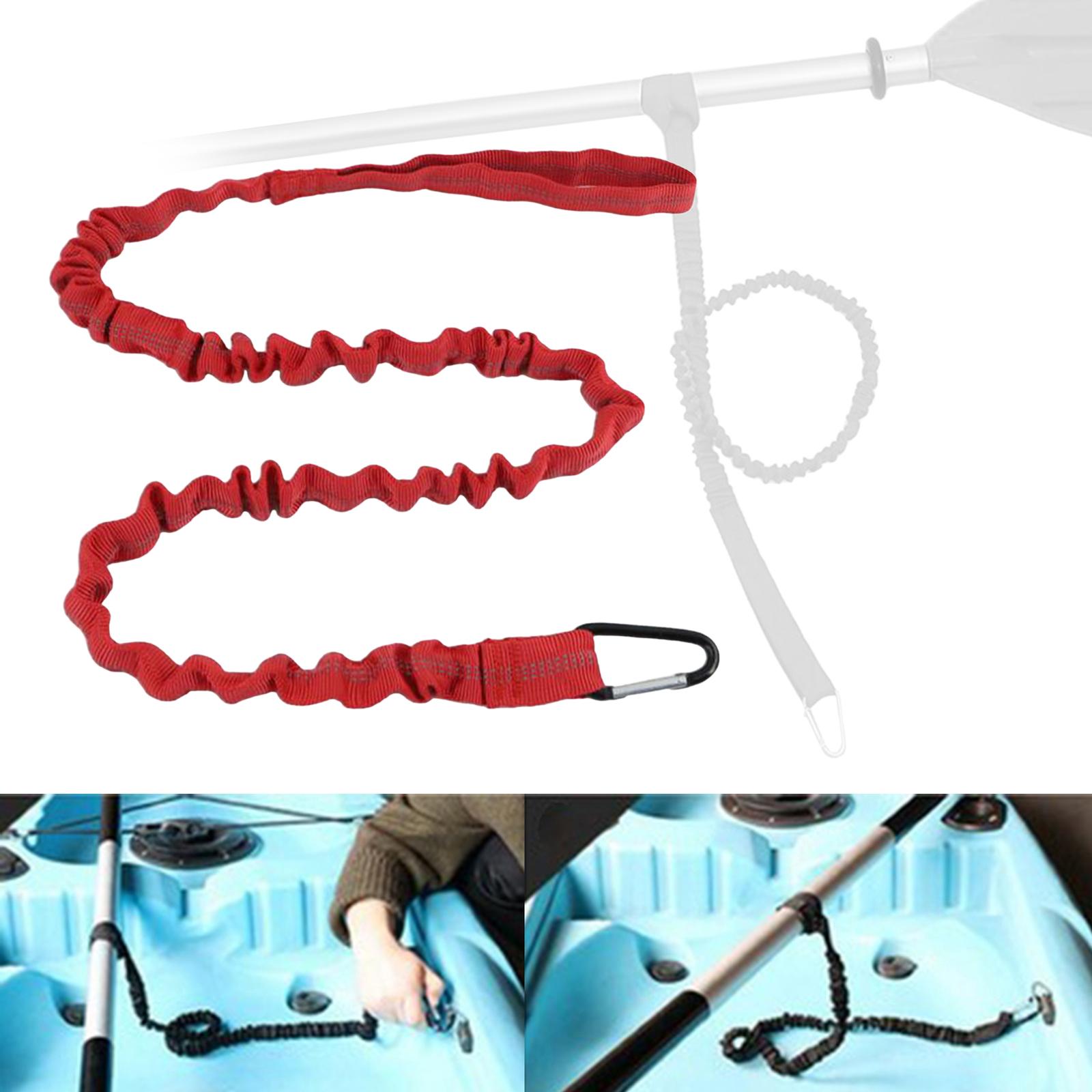 Bungee Tie Rope Paddle Leash L - Fishing Kayak Paddle Leash avaliação e preço