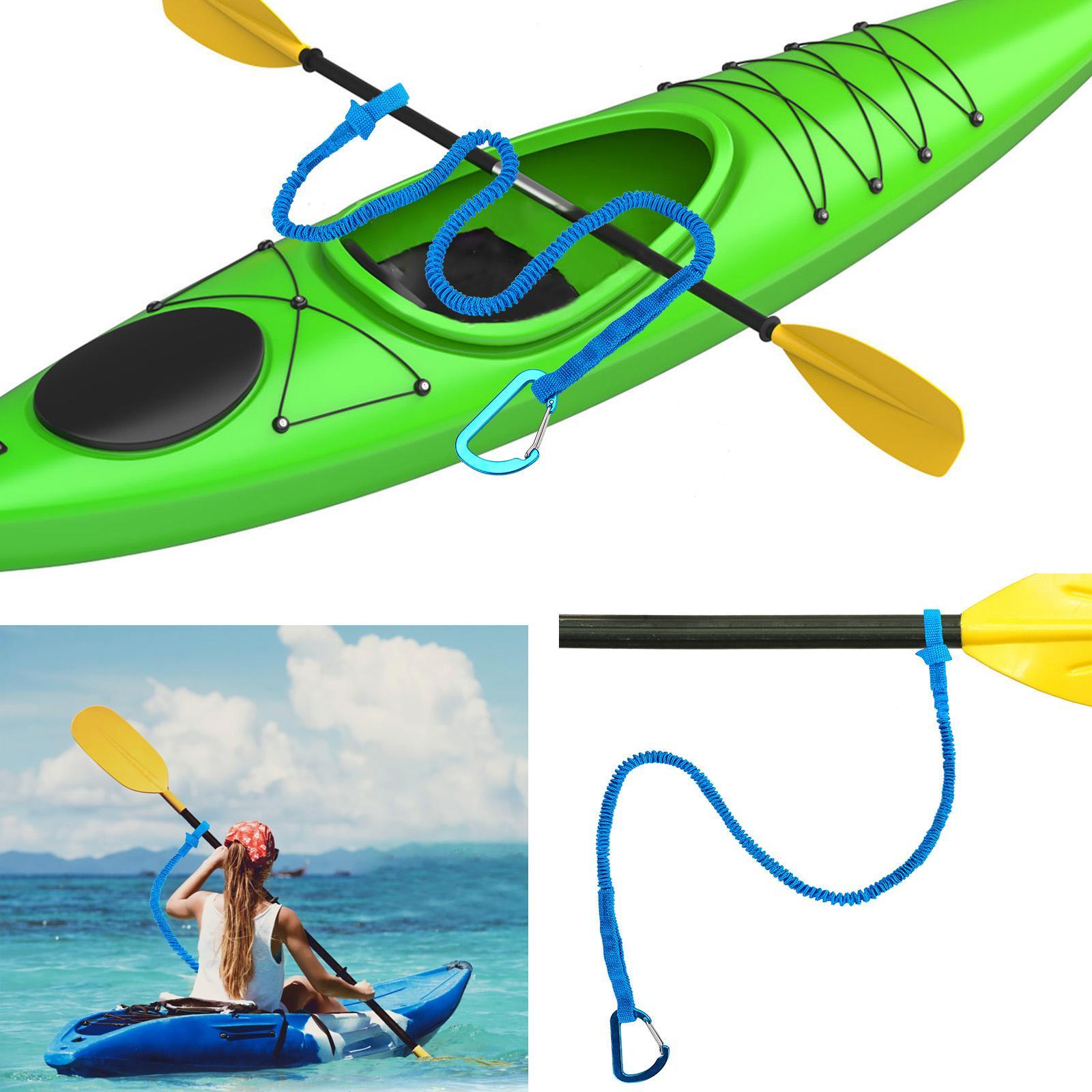 4x Kayak Paddle Leash Stretcha - Fishing Kayak Paddle Leash avaliação e preço