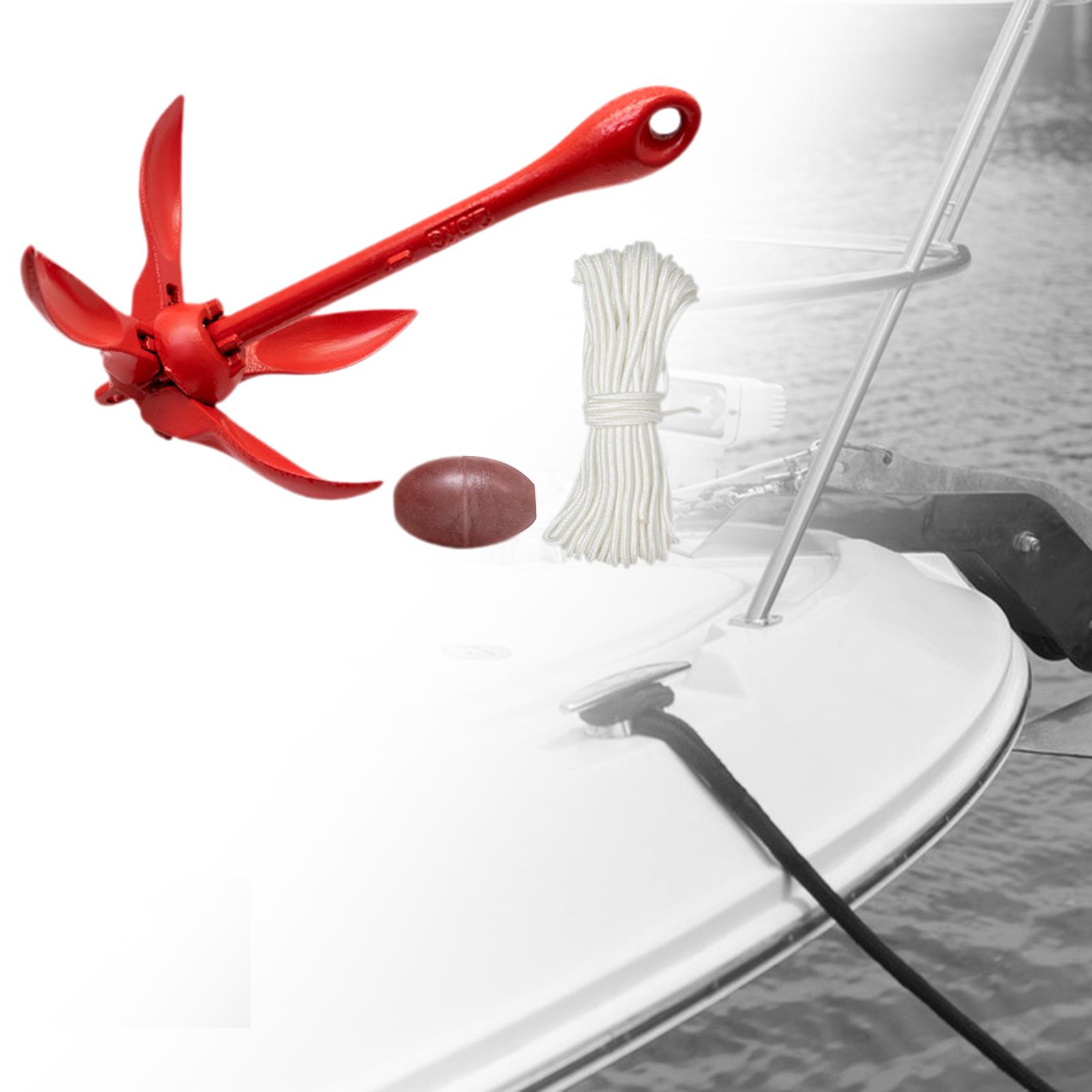 Folding Grapnel Boat Anchor Gr - Fishing Kayak Anchor avaliação e preço