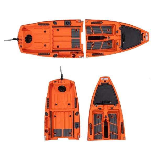 Modular Single 1 Person Plasti - Fishing Kayak Pedal Drive avaliação e preço