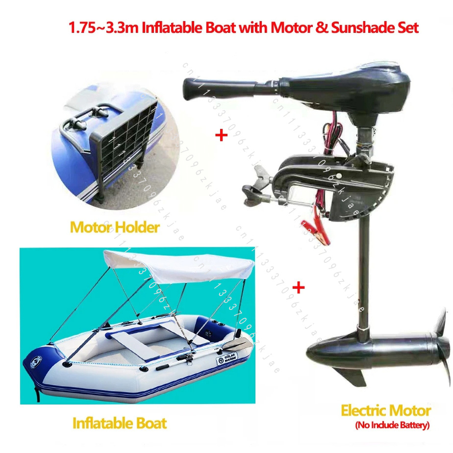 1.75~3.3m Inflatable Boat with - Fishing Kayak Inflatable avaliação e preço