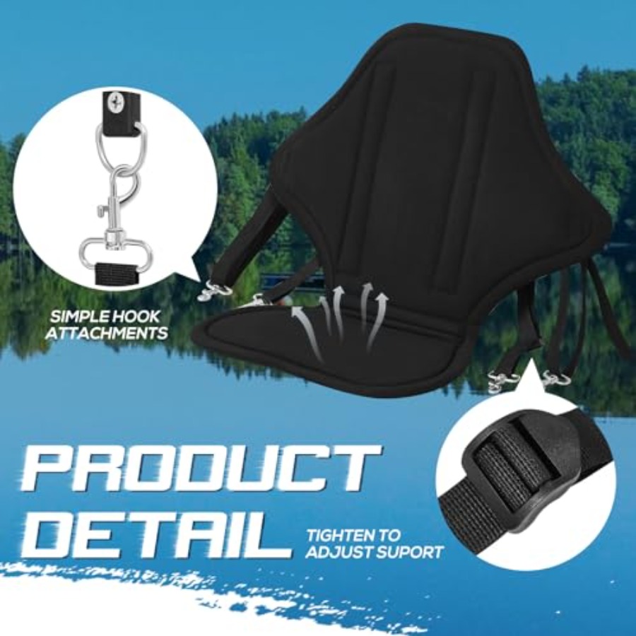 Pack Padded Kayak Seat Fishing - Fishing Kayak Storage Bag avaliação e preço