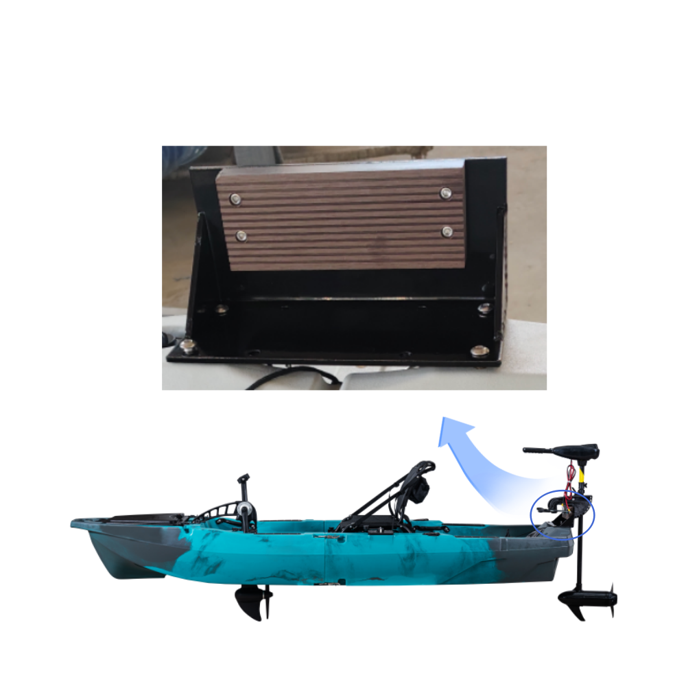 Pedal Kayak Fishing Motor Brac - Fishing Kayak Cart avaliação e preço