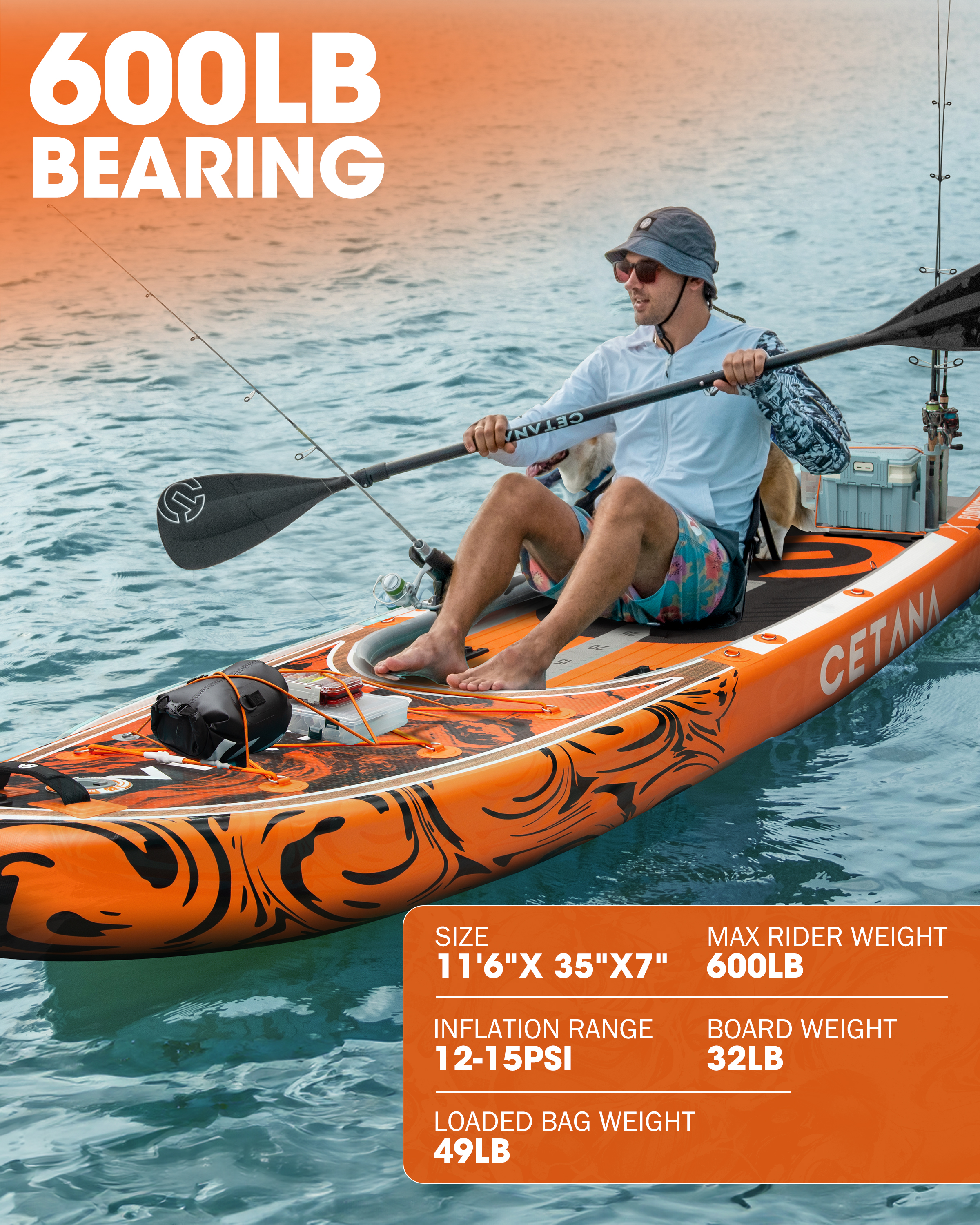 China Factory Inflatable Boat  - Fishing Kayak Paddle avaliação e preço