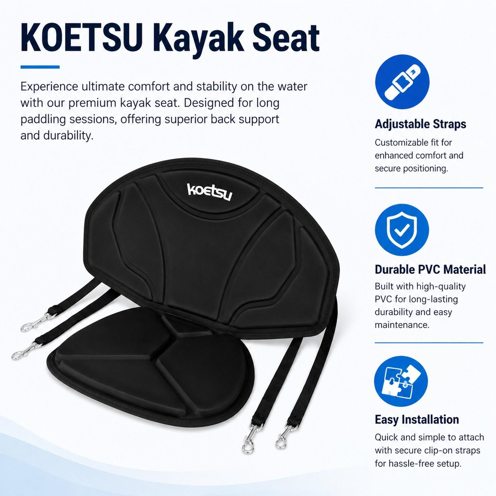 Kayak Seat Padded Easy to Inst - Fishing Kayak Sit In avaliação e preço