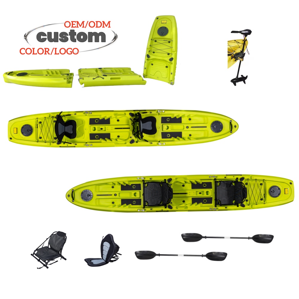 New Modular Tandem Double Sit- - Fishing Kayak Sit On Top avaliação e preço