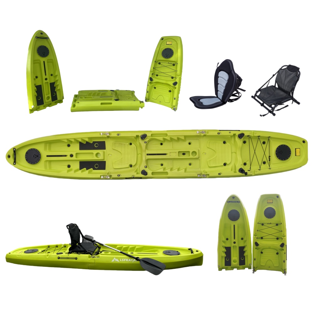 New Modular Tandem Double Sit- - Fishing Kayak Sit On Top avaliação e preço