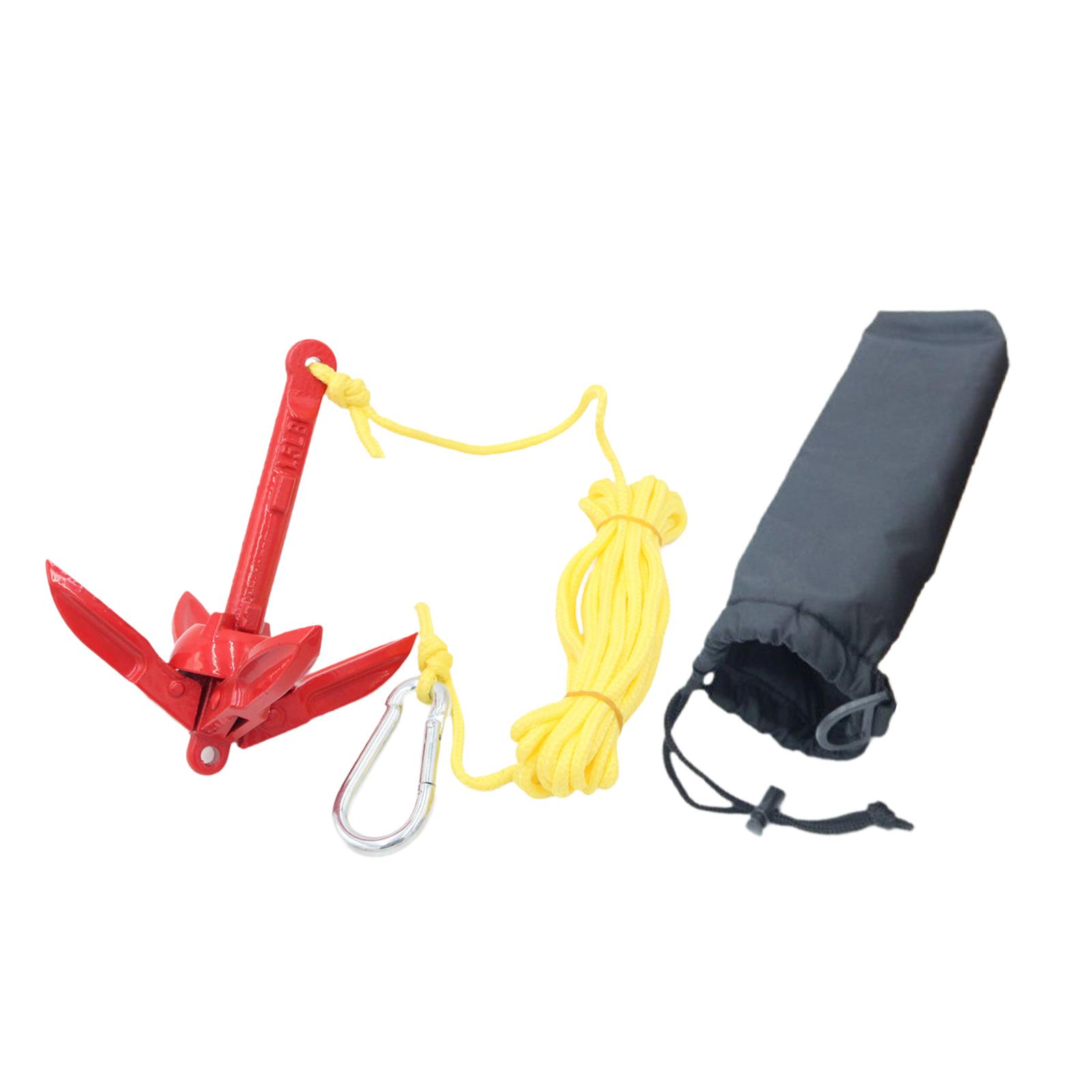 Carbon Steel Folding Boat Anch - Fishing Kayak Anchor avaliação e preço